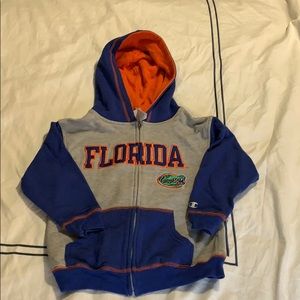 Florida Gators zip up sweatshirt size 4